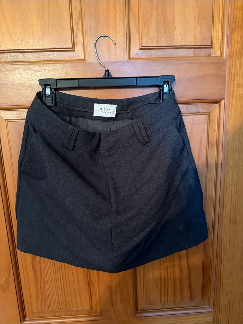 DISSH Grey High-Waist Skort